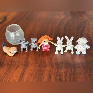 Colorful Animal and Doll Toy Set